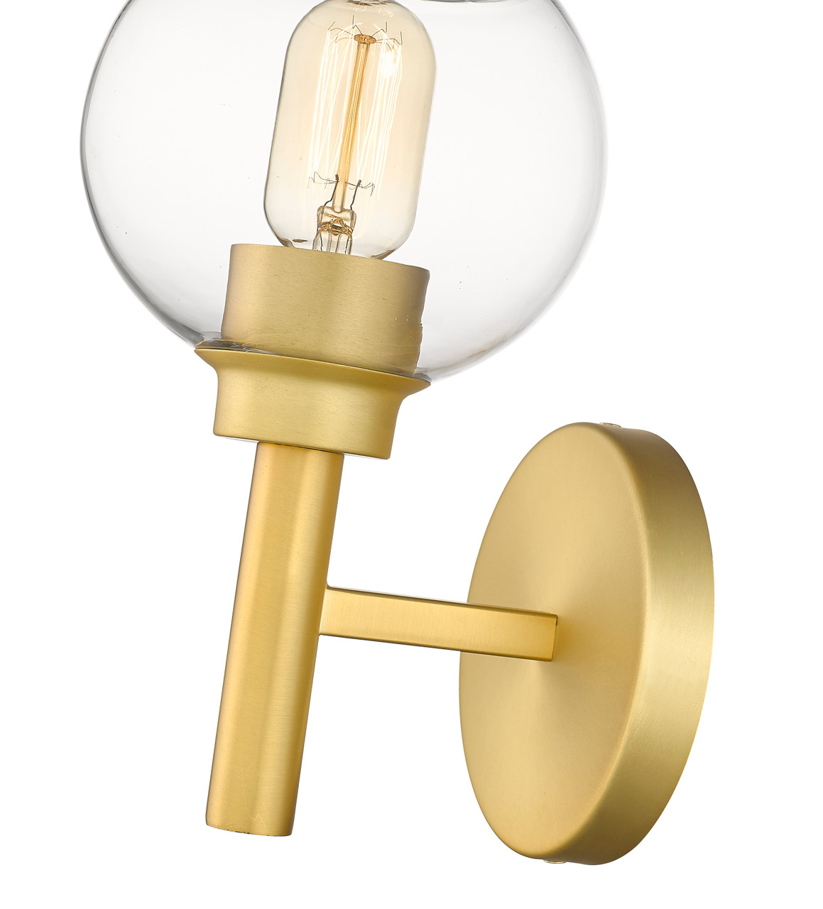 Z-LITE 7502-1S-BG 1 Light Wall Sconce, Brushed Gold