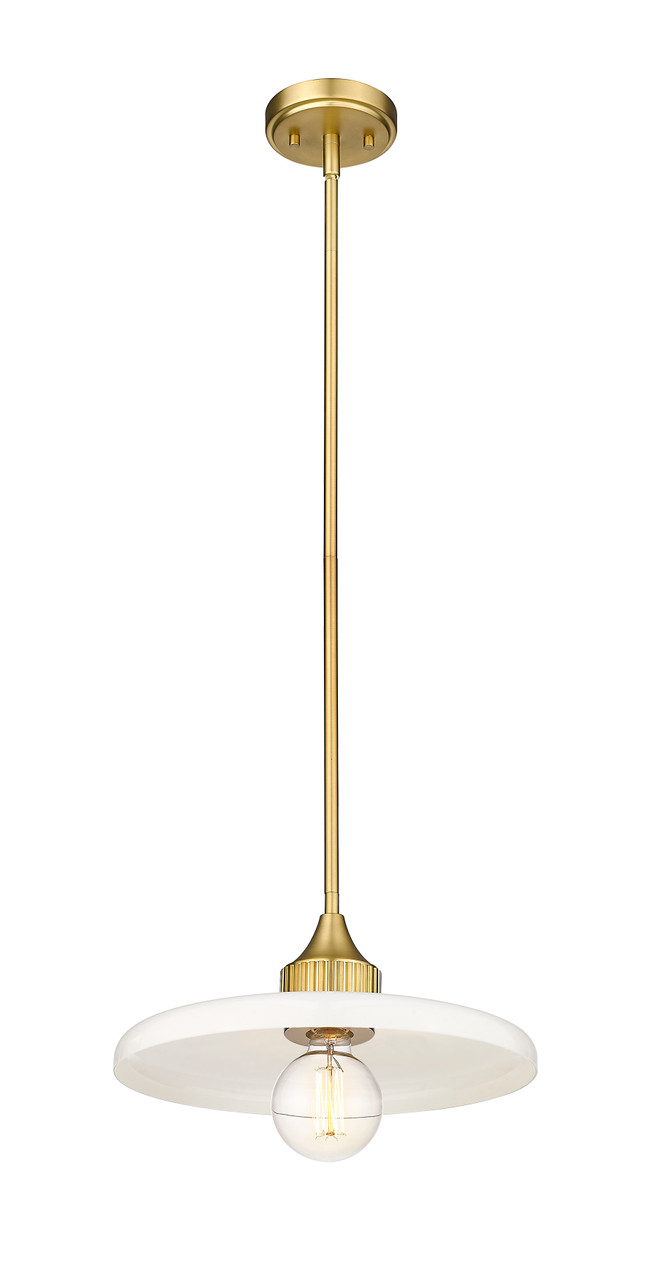Z-LITE 820P14-OBR 1 Light Pendant, Olde Brass