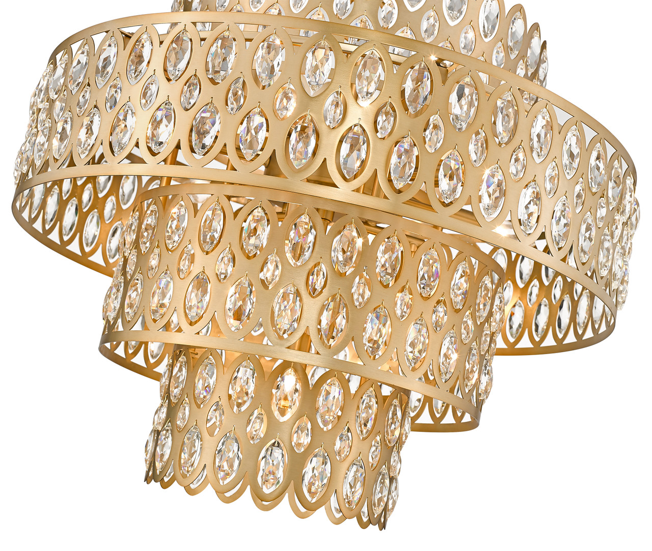 Z-LITE 822P26-HB 13 Light Pendant, Heirloom Brass