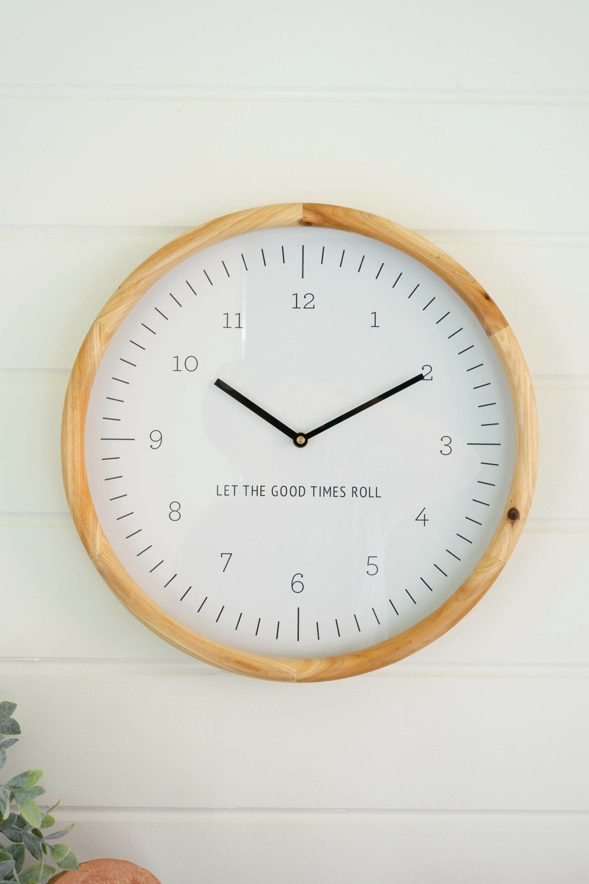 KALALOU CLA1398 Let The Good Times Roll Wall Clock