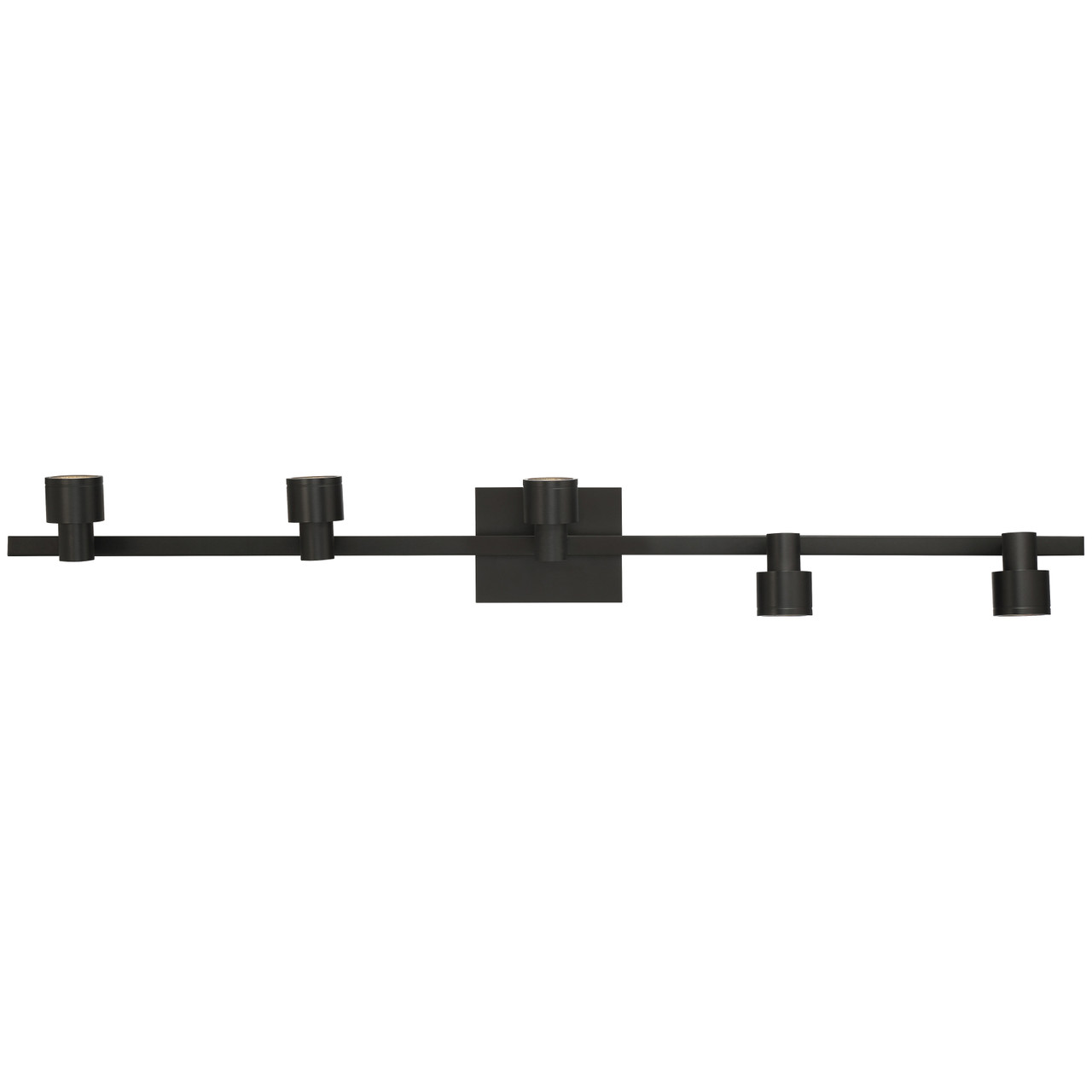 ACCESS LIGHTING 63075LEDDLP-MBL 5-Light 5 Light Adjustable LED Track, Matte Black