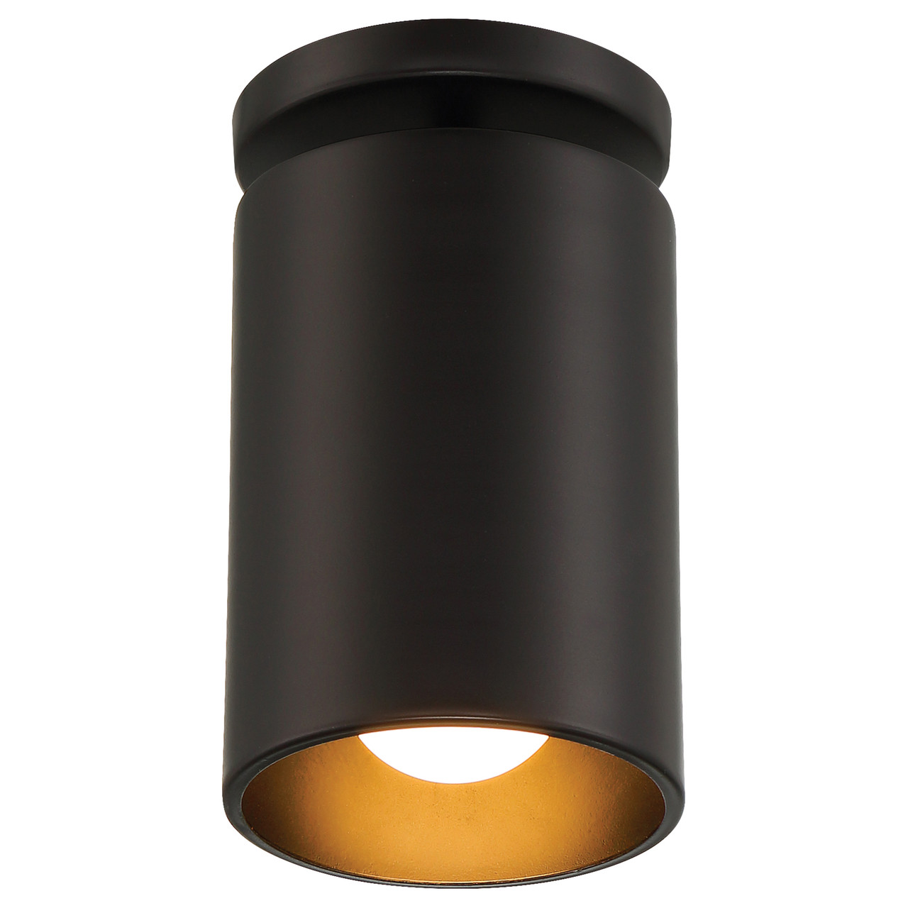 ACCESS LIGHTING 29004LEDDMGLP-MBL 1-Light Outdoor LED Semi Flush, Matte Black