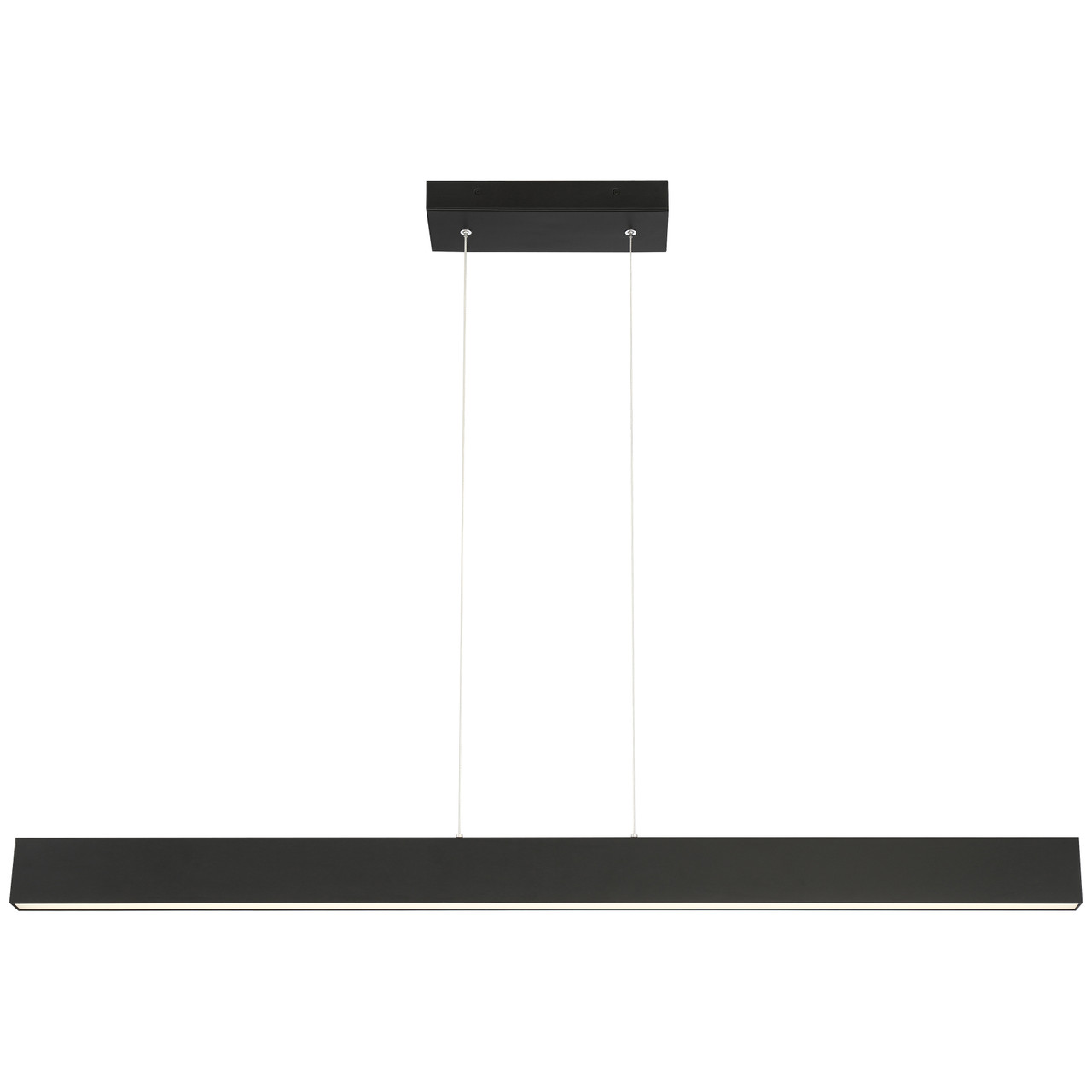 ACCESS LIGHTING 24900LEDD-MBL/ACR 1-Light Dual Voltage LED Linear Pendant, Matte Black