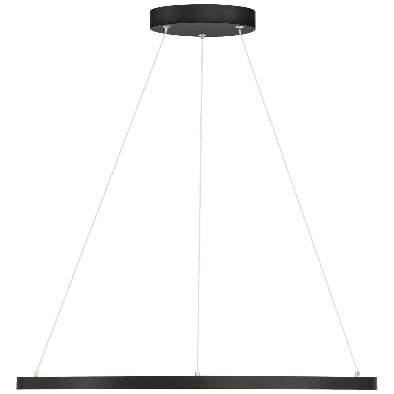 ACCESS LIGHTING 52068LEDD-MBL/ACR 1-Light Dual Voltage LED Pendant, Matte Black