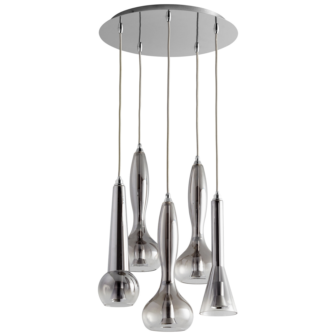 OXYGEN LIGHTING 3-8-6514 Pendant Canopy, Polished Chrome