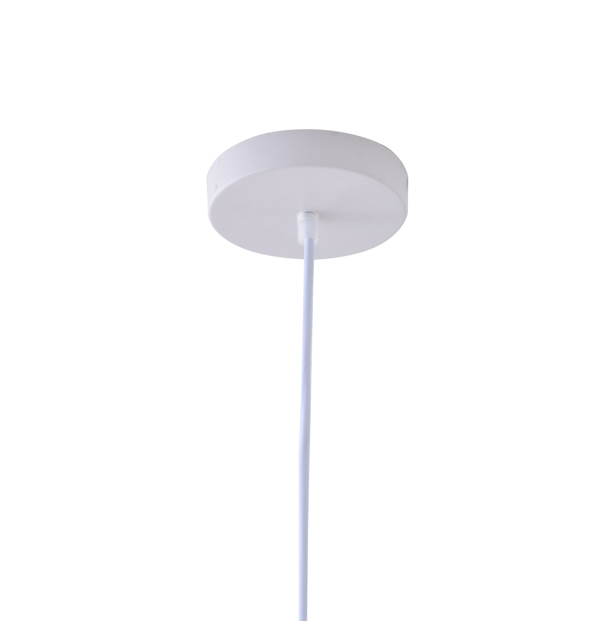 BETHEL INTERNATIONAL DLS31P15W 1-Light Pendant, White