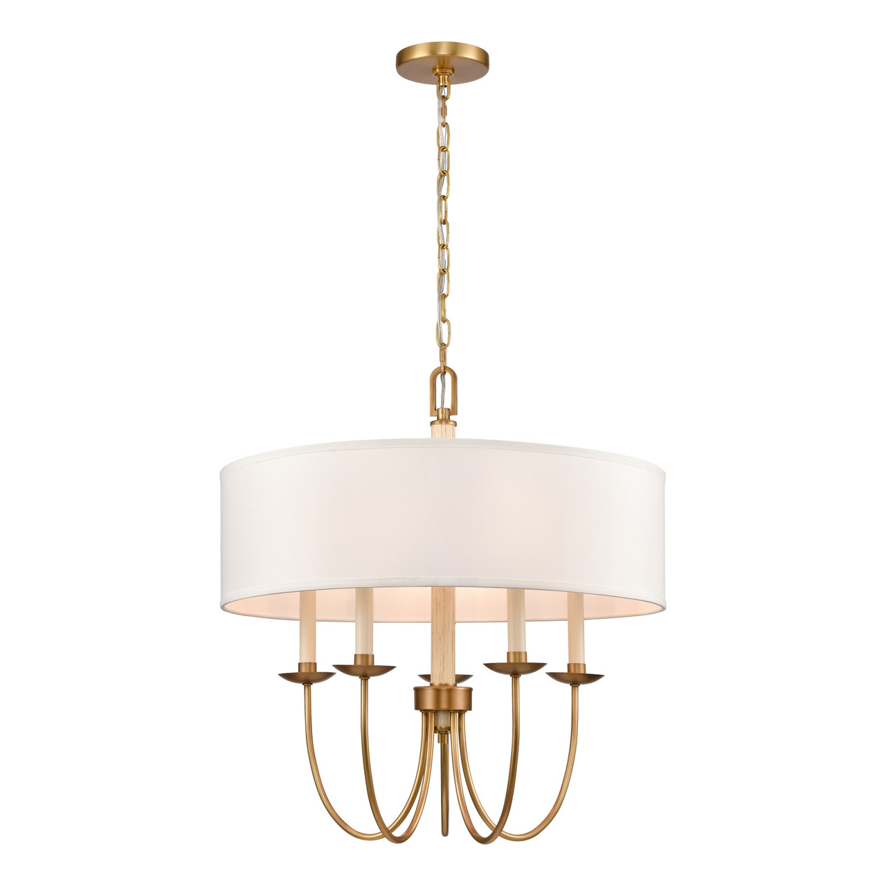 ELK HOME 89716/5 Neville 23'' Wide 5-Light Chandelier - Natural Brass