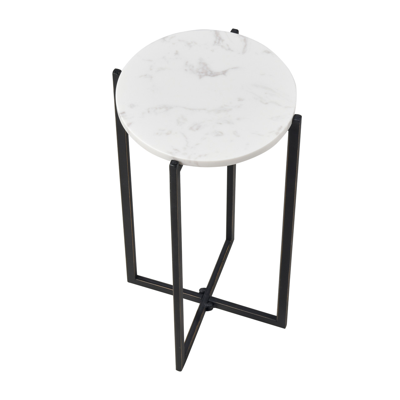 ELK HOME S0035-11199 Lanier Accent Table - Round Black