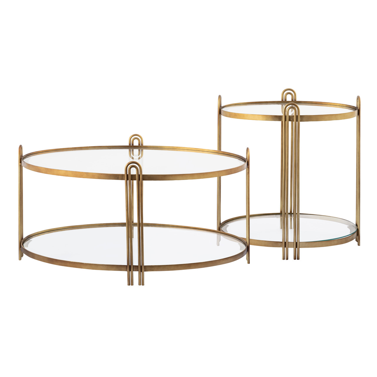 ELK HOME H0895-10845 Arch Accent Table - Gold