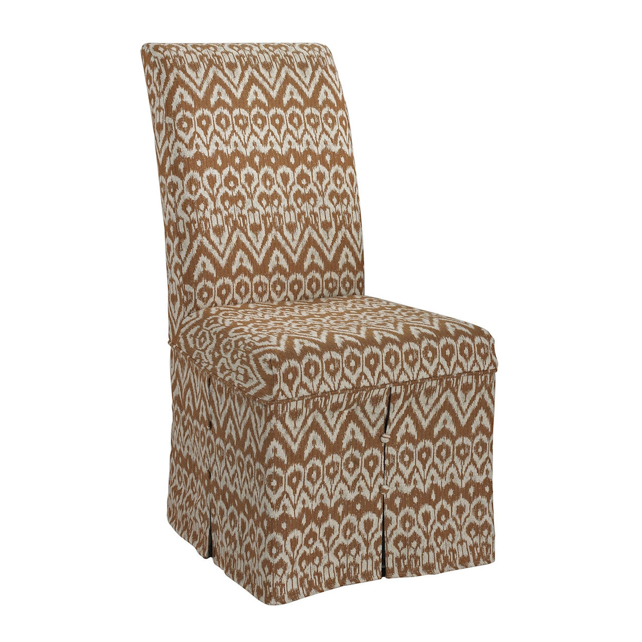 ELK HOME 6086481 Ambrosia Clay Parsons Skirted Chair - COVER ONLY