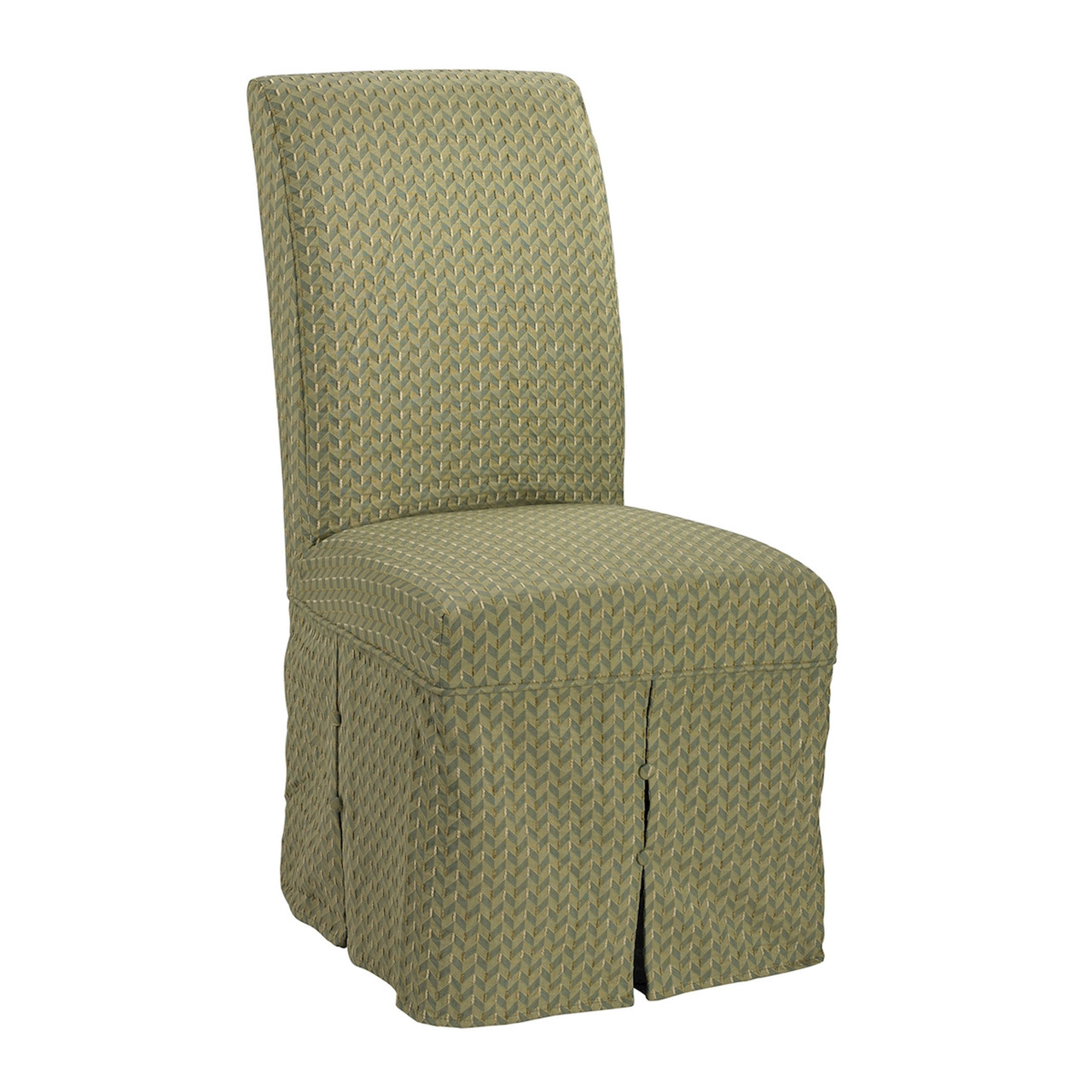 ELK HOME 6086466 Conception Green Parsons Skirted Chair - COVER ONLY