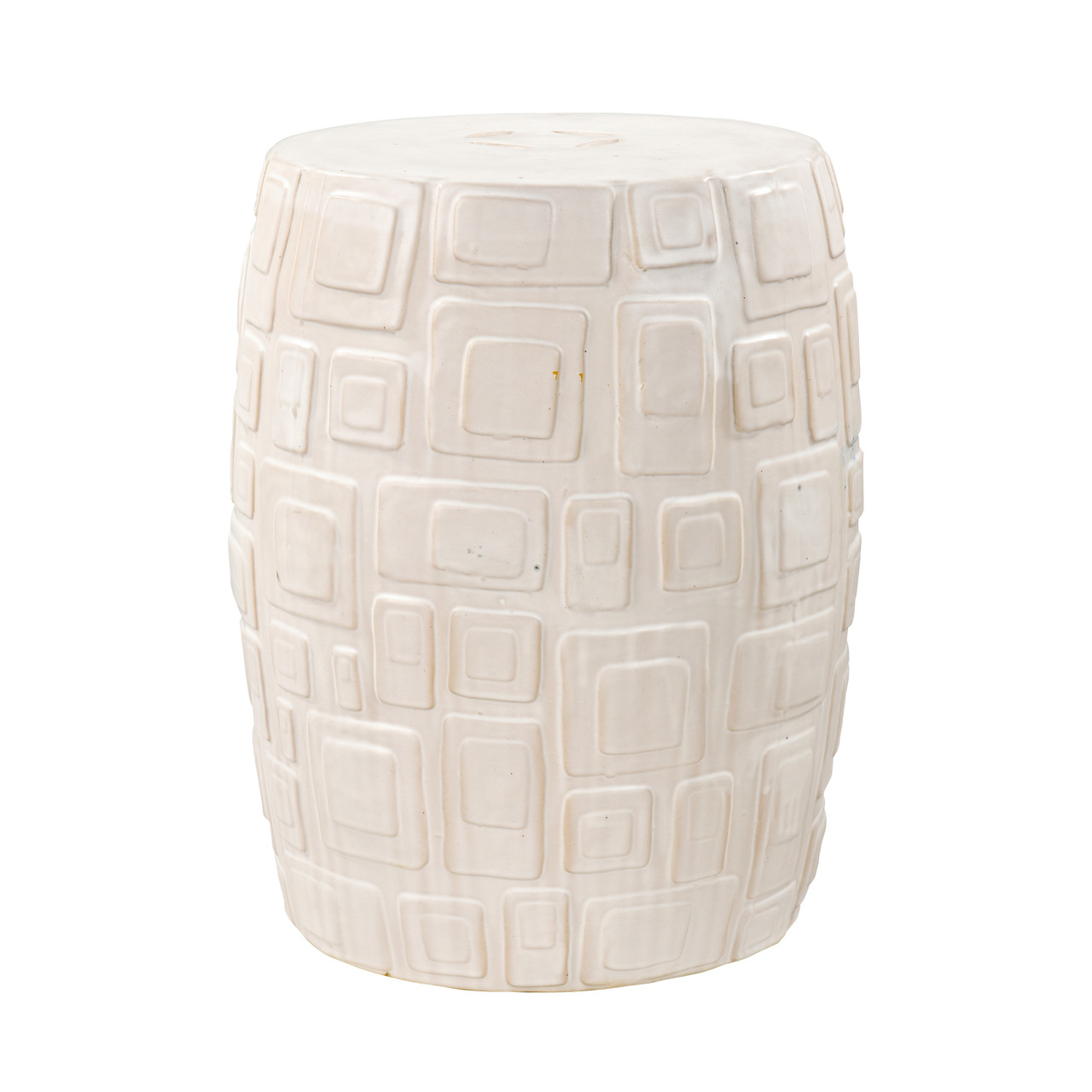 ELK HOME S0015-8103 Cambeck Accent Stool - White