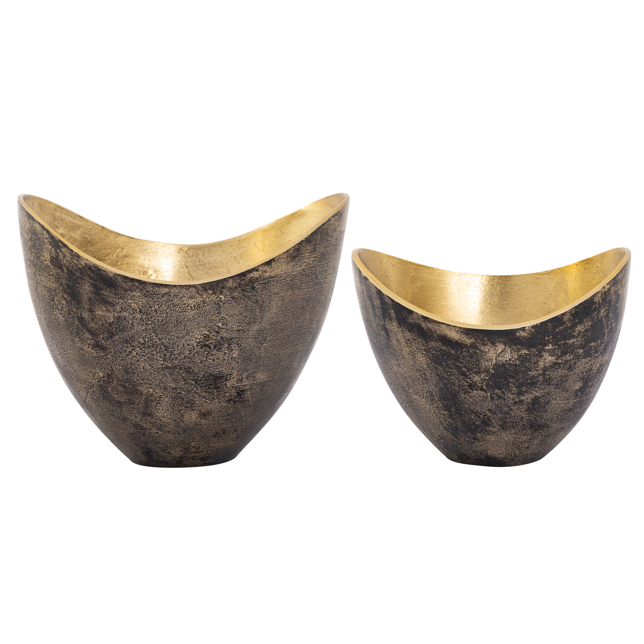 ELK HOME H0807-9459/S2 Hansen Bowl - Set of 2 Black