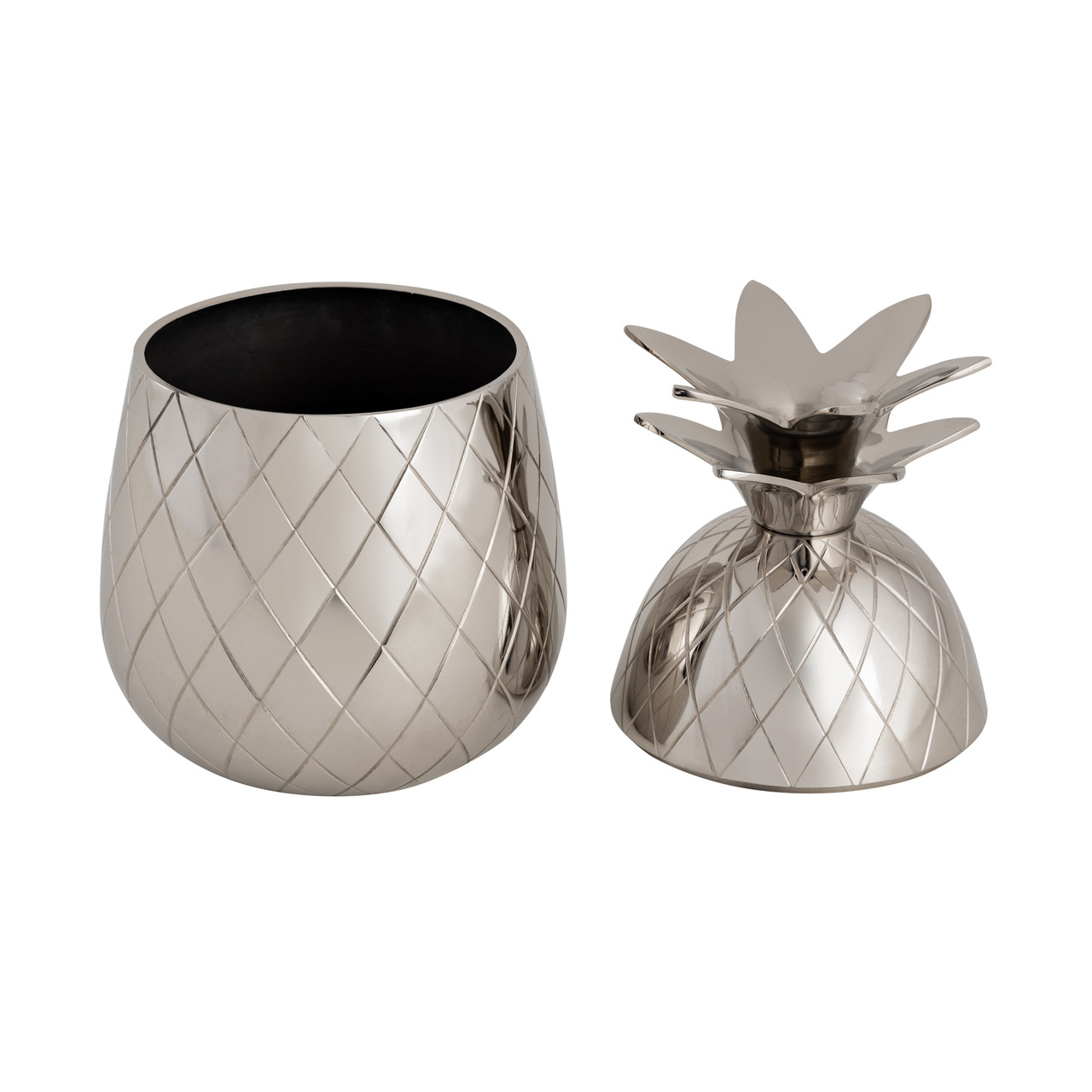 ELK HOME S0807-11394 Little Island Pineapple Object - Silver