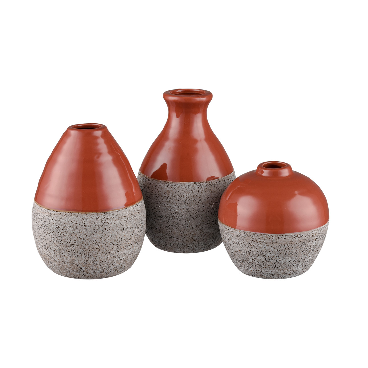 ELK HOME S0017-10084/S3 Baer Vase - Set of 3