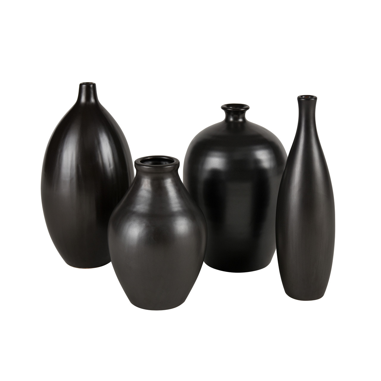 ELK HOME S0037-10196 Faye Vase - Medium Black