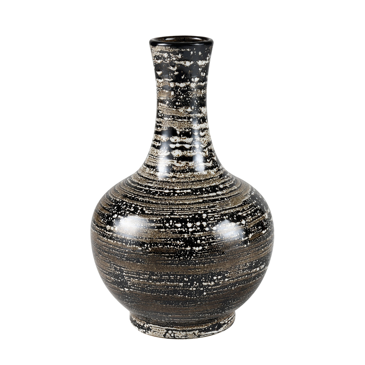 ELK HOME S0017-9729 Simone Vase - Large Black