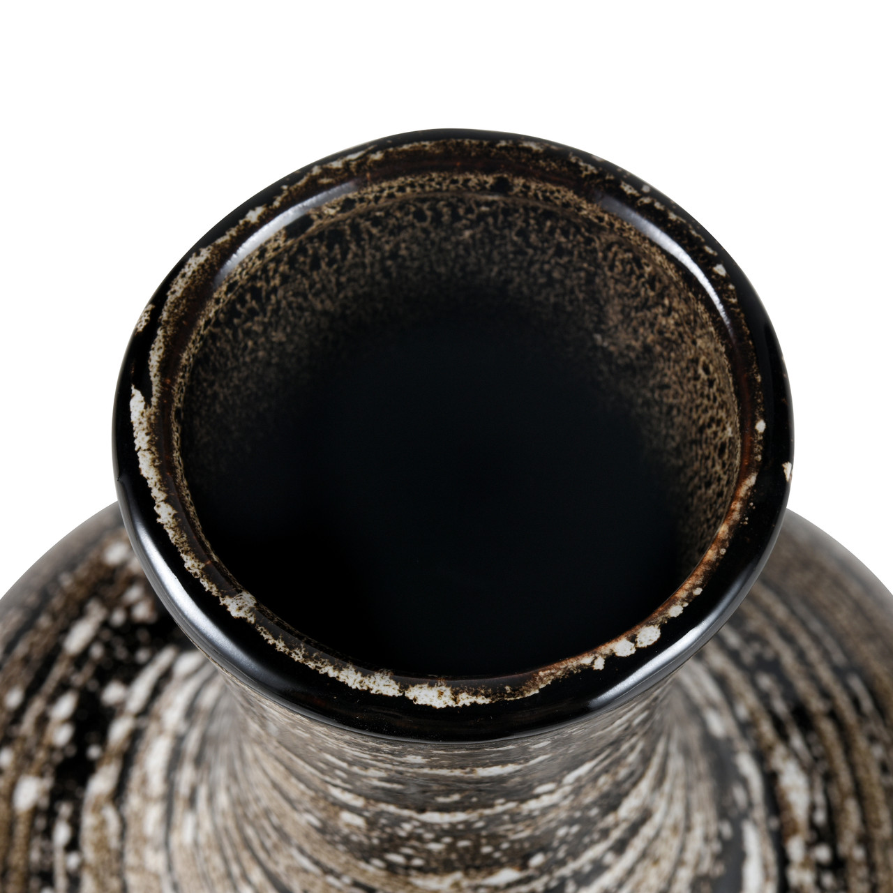 ELK HOME S0017-9729 Simone Vase - Large Black