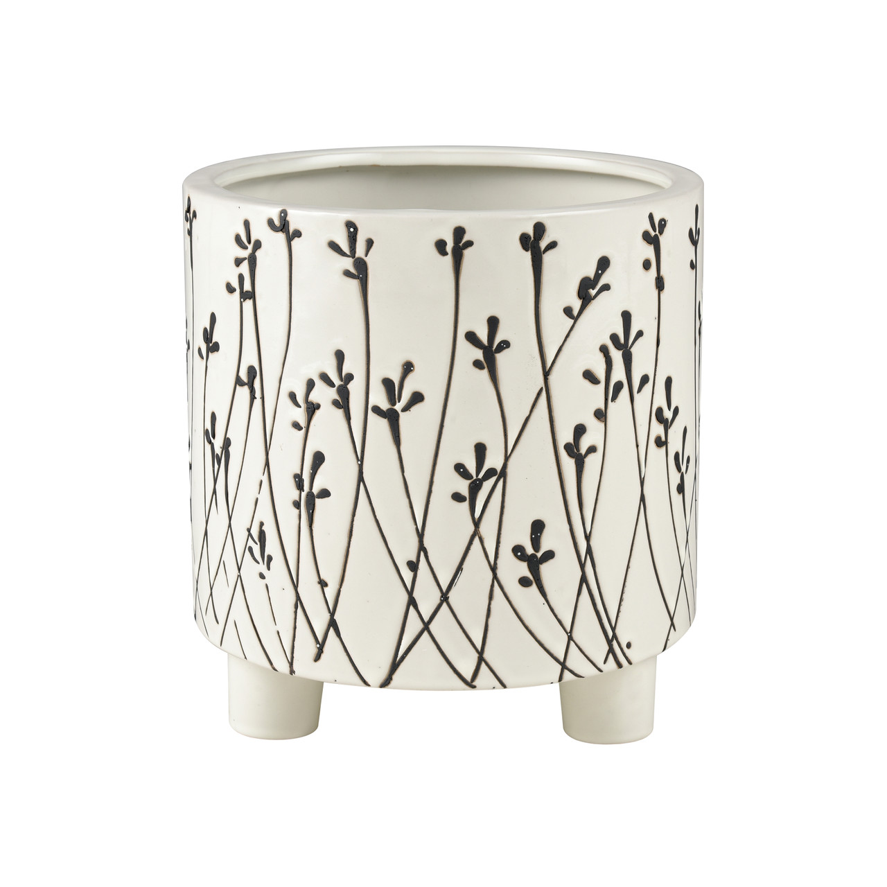 ELK HOME S0017-9727 Melton Planter - Large White