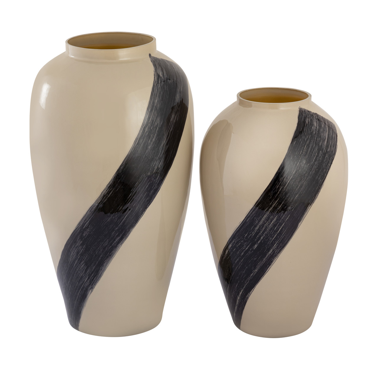 ELK HOME H0897-10974 Brushstroke Vase - Large Cream