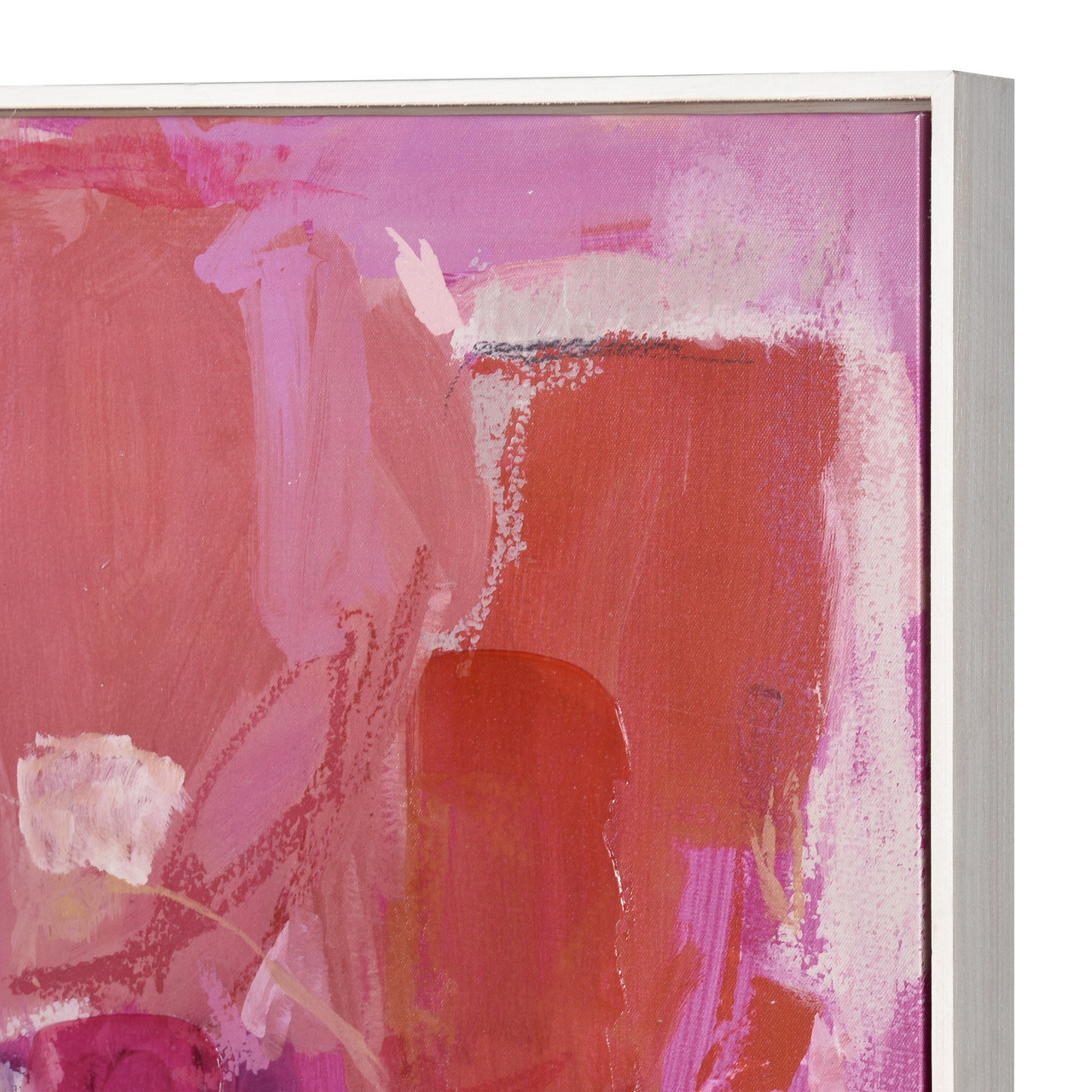 ELK HOME S0056-10451 Pink Flush Abstract Framed Wall Art