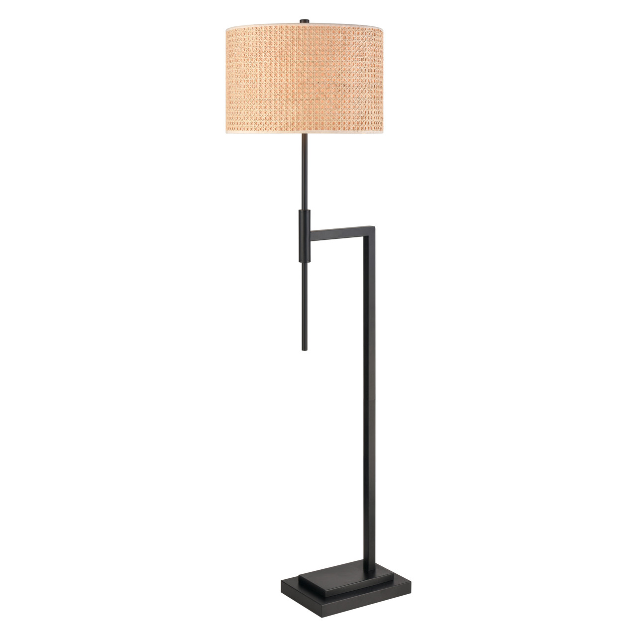 ELK HOME S0019-11172-LED Baitz 62.5'' High 1-Light Floor Lamp - Matte Black - Includes LED Bulb