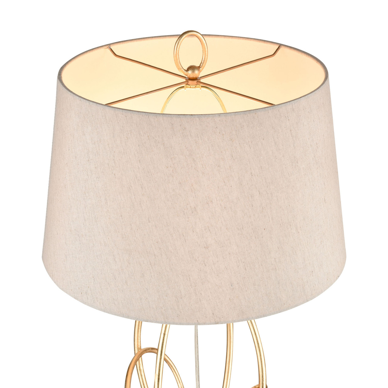 ELK HOME H0019-7988 Morely 63'' High 1-Light Floor Lamp - Gold Leaf