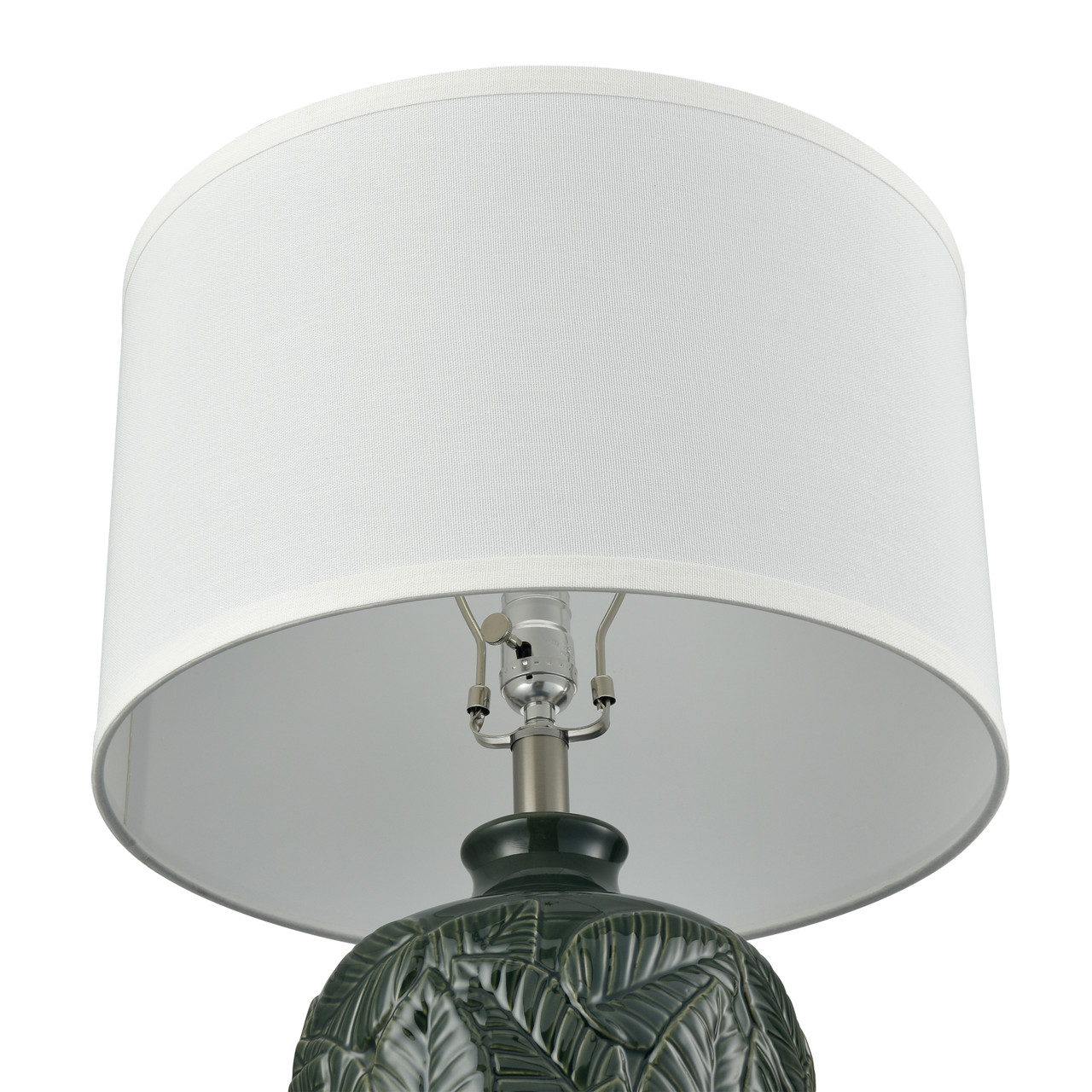 ELK HOME S0019-11148-LED Goodell 27.5'' High 1-Light Table Lamp - Green Glaze - Includes LED Bulb