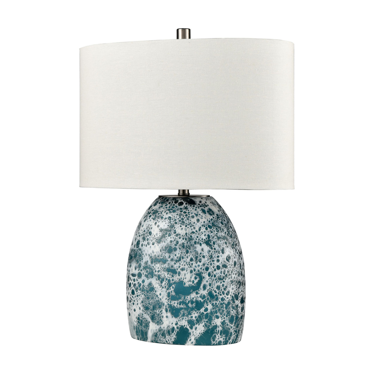 ELK HOME H0019-8552 Offshore 22'' High 1-Light Table Lamp - Blue