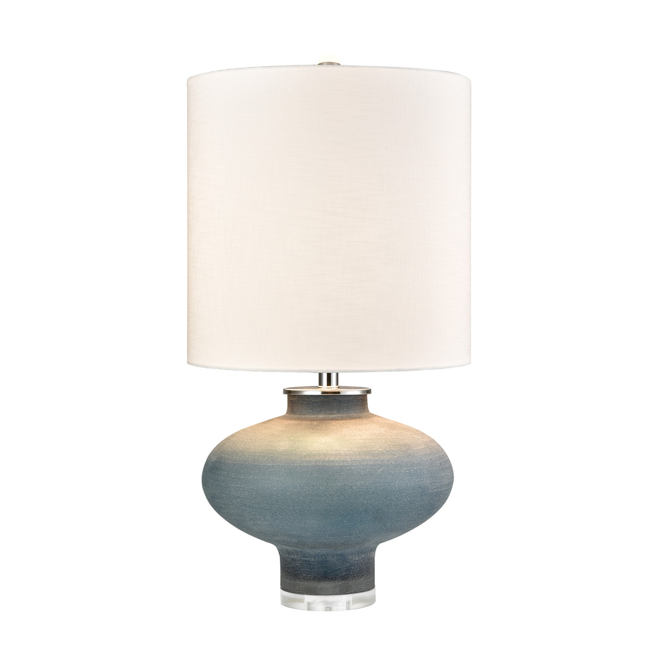 ELK HOME H0019-11080-LED Skye 28'' High 1-Light Table Lamp - Frosted Blue - Includes LED Bulb
