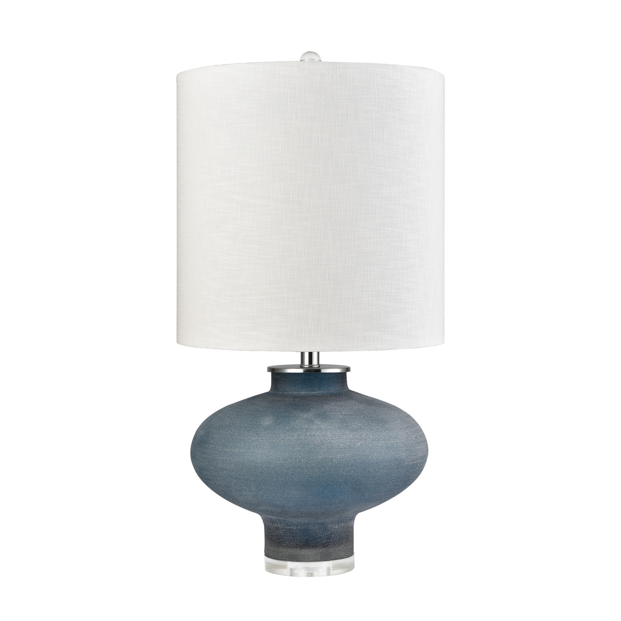 ELK HOME H0019-11080 Skye 28'' High 1-Light Table Lamp - Frosted Blue