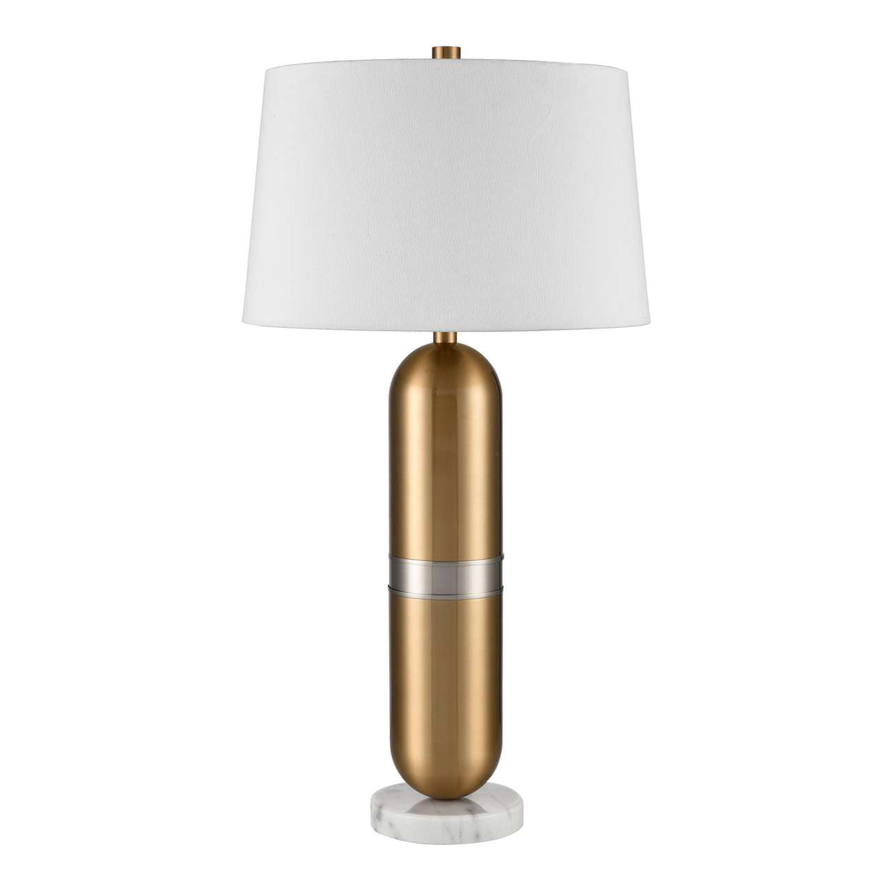 ELK HOME H0019-9575 Pill 34'' High 1-Light Table Lamp - Aged Brass