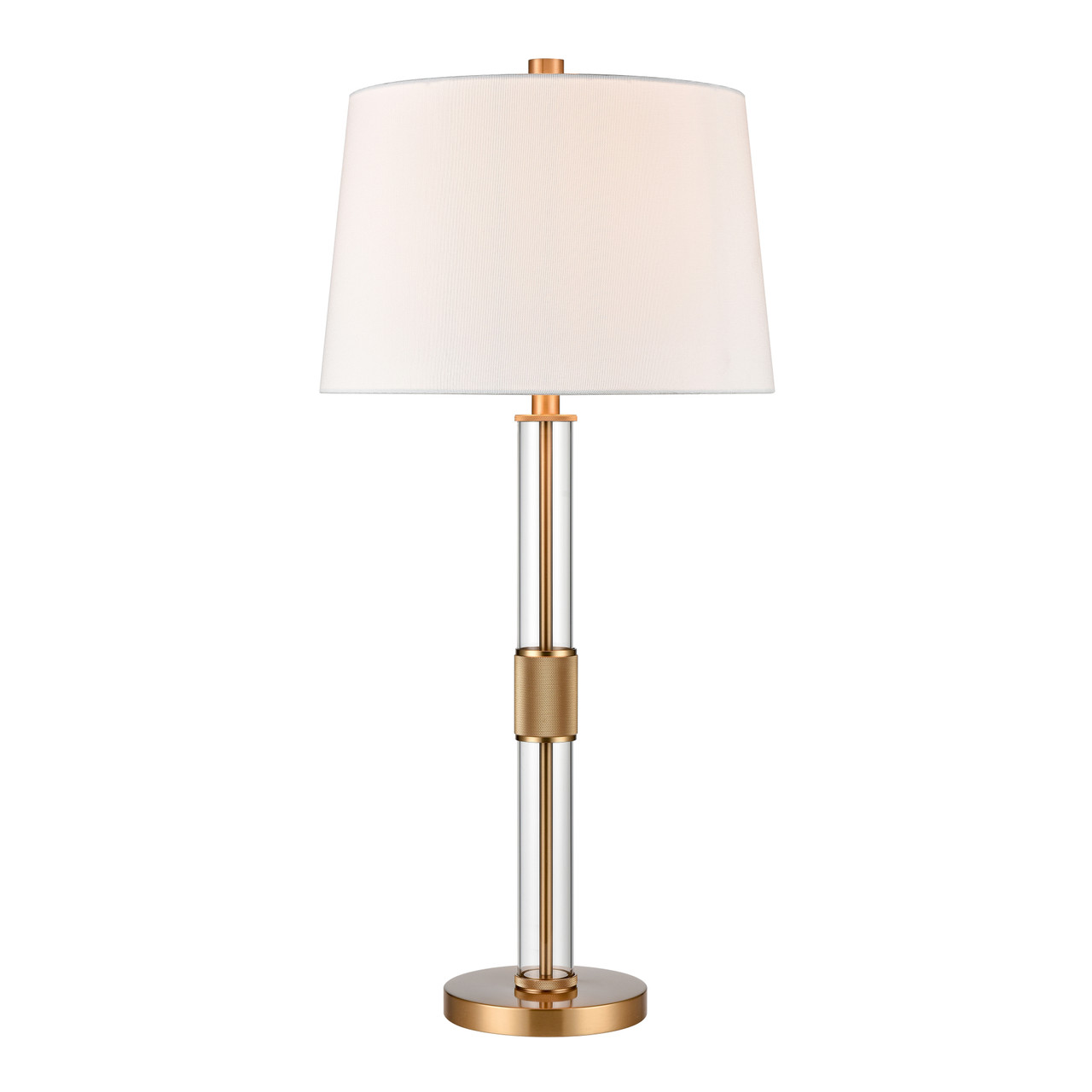 ELK HOME H0019-9570 Roseden Court 33'' High 1-Light Table Lamp - Aged Brass