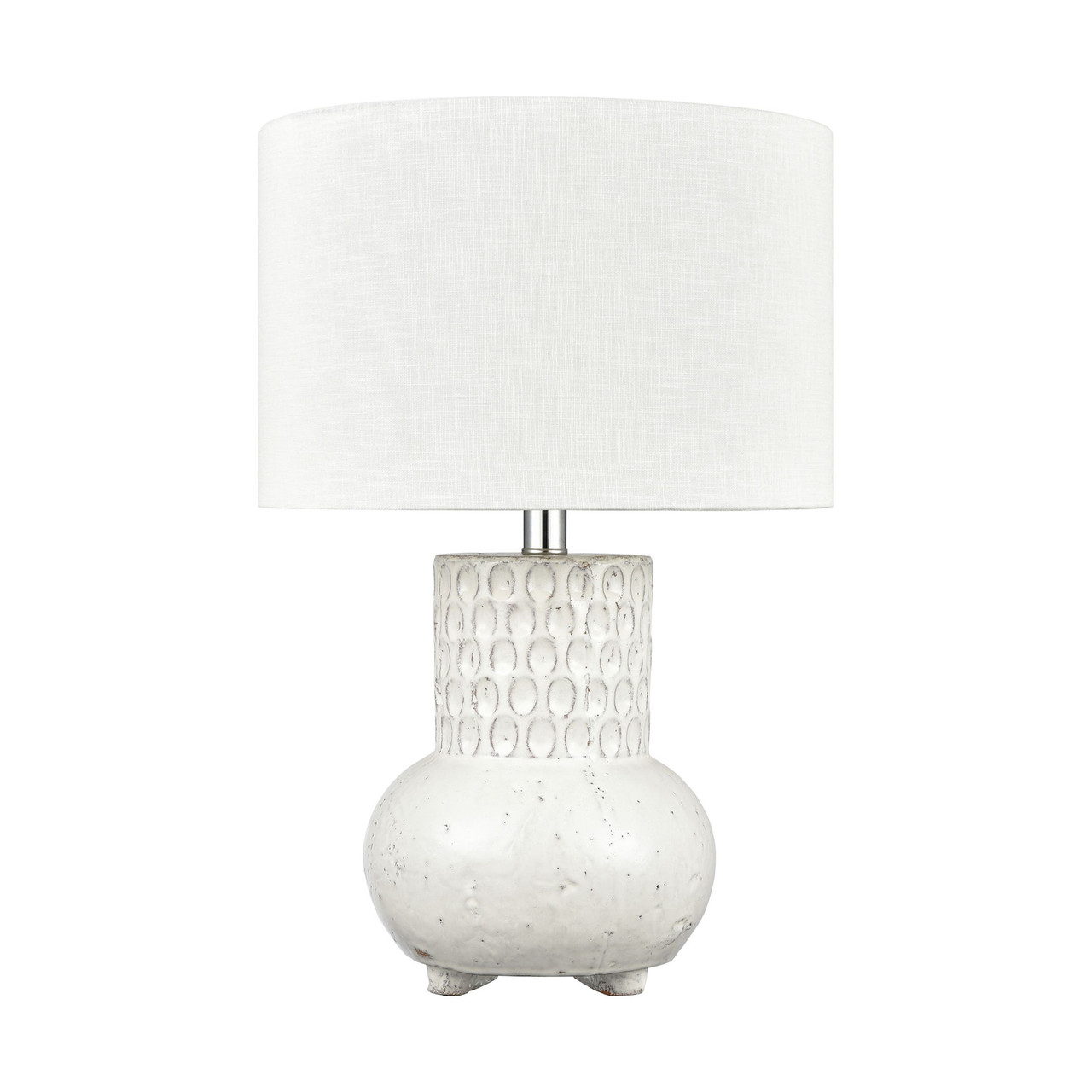 ELK HOME H0019-7991 Delia 21'' High 1-Light Table Lamp - White