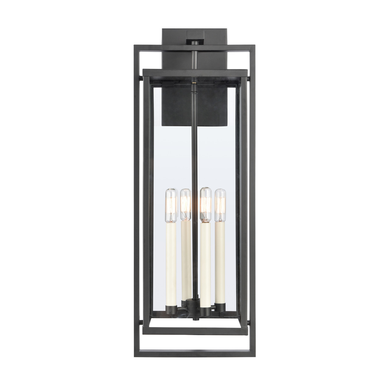 ELK HOME 90003/4 Gladwyn 30'' High 4-Light Outdoor Sconce - Matte Black