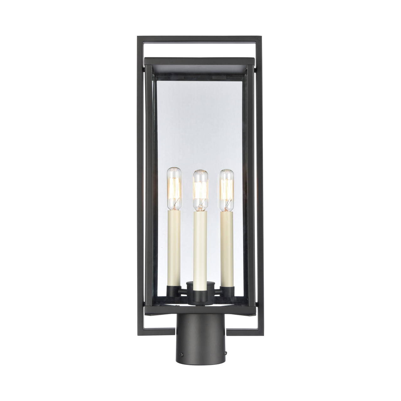 ELK HOME 90005/3 Gladwyn 21.5'' High 3-Light Outdoor Post Light - Matte Black