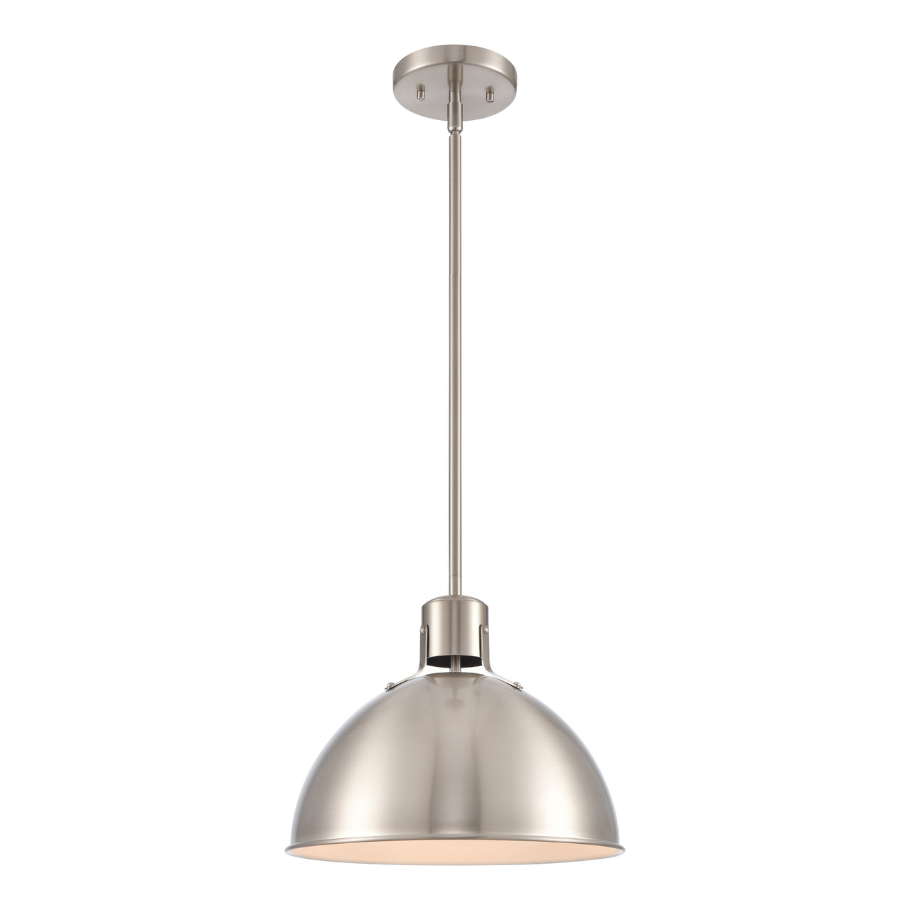 ELK HOME EC89735/1 Zayne 12'' Wide 1-Light Pendant - Brushed Nickel