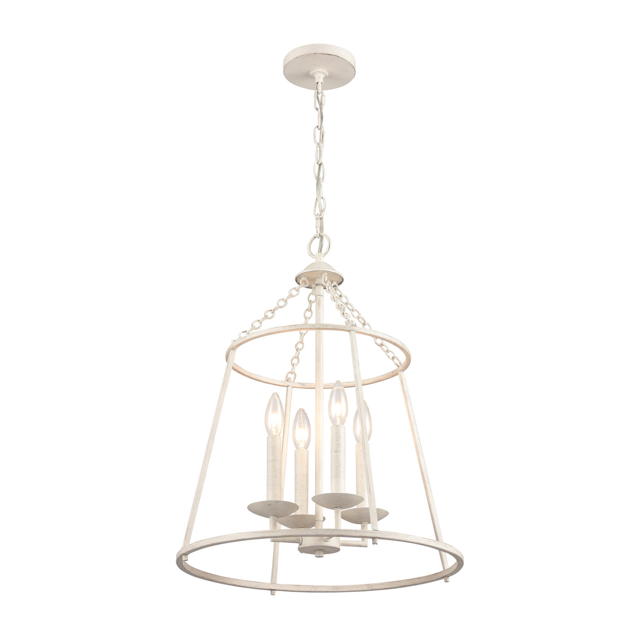 ELK HOME EC89684/4 Joanie 17.25'' Wide 4-Light Pendant - Antique White