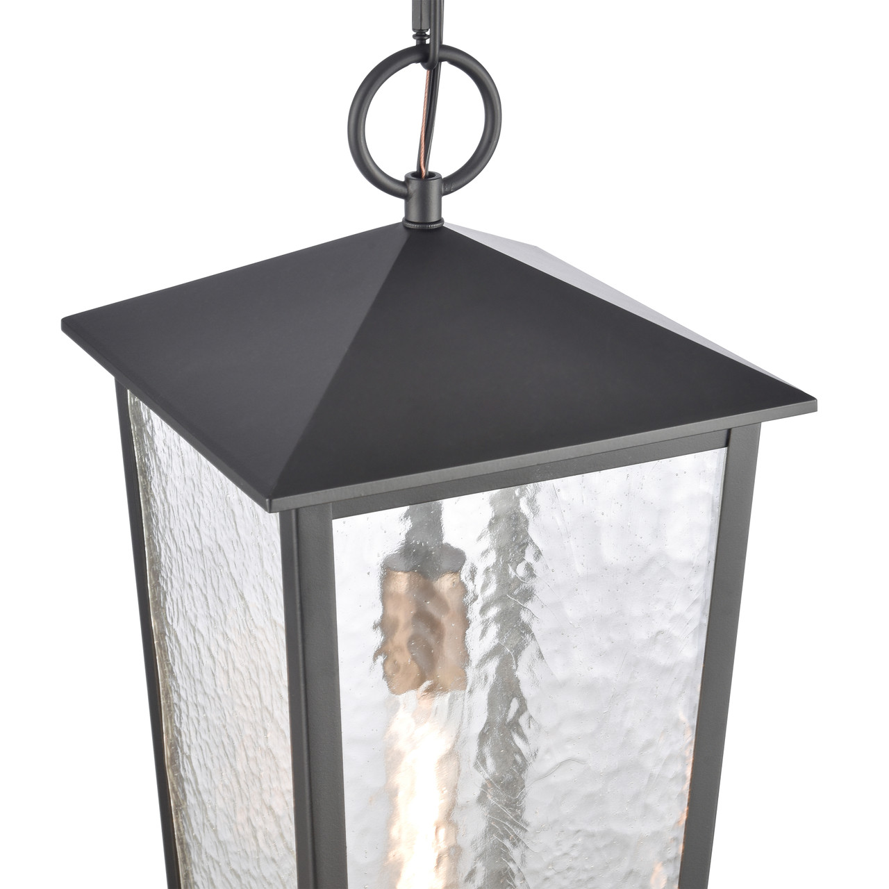 ELK HOME 89474/1 Marquis 22'' High 1-Light Outdoor Hanging Light - Matte Black