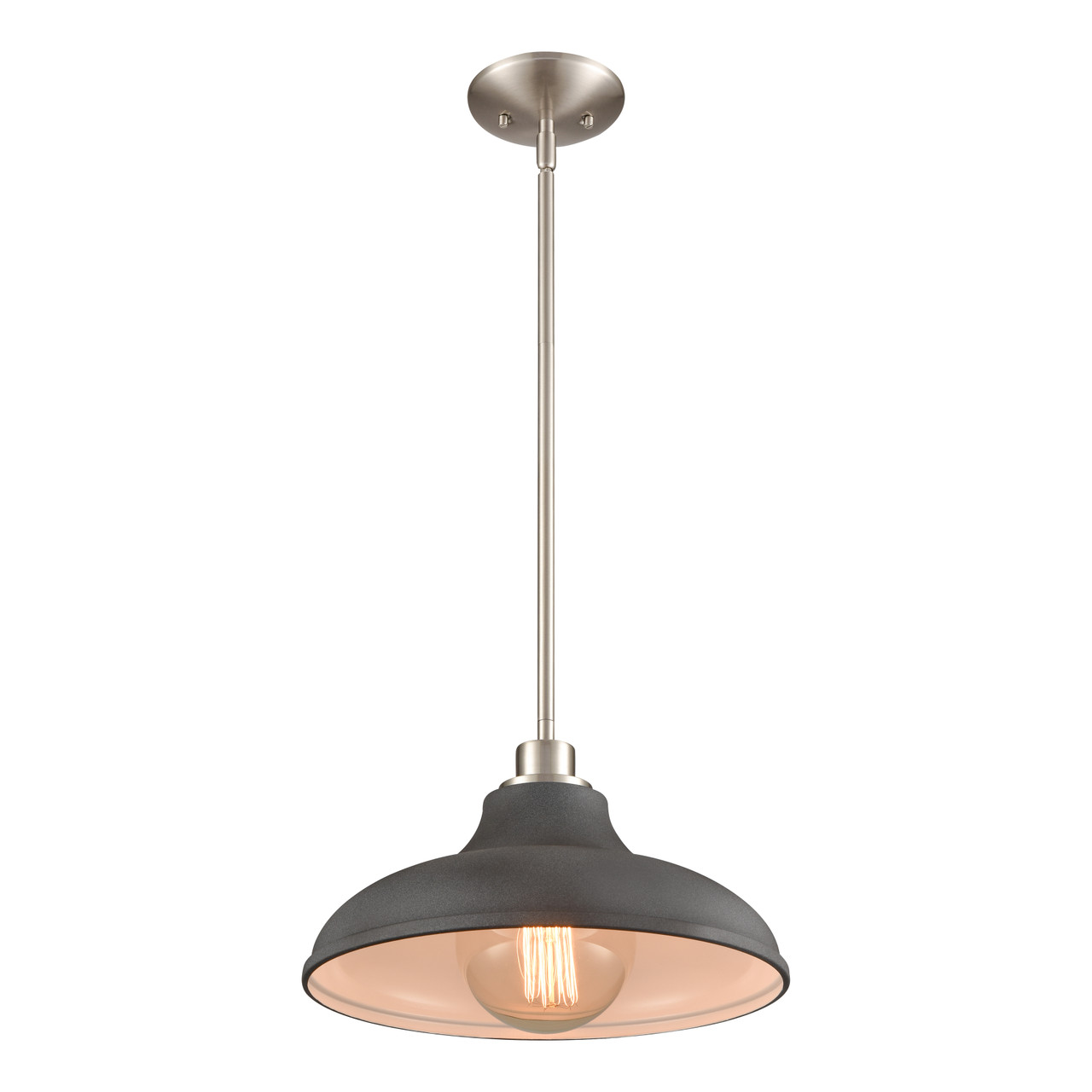 ELK HOME 89294/1 Grenville 13'' Wide 1-Light Pendant - Brushed Nickel