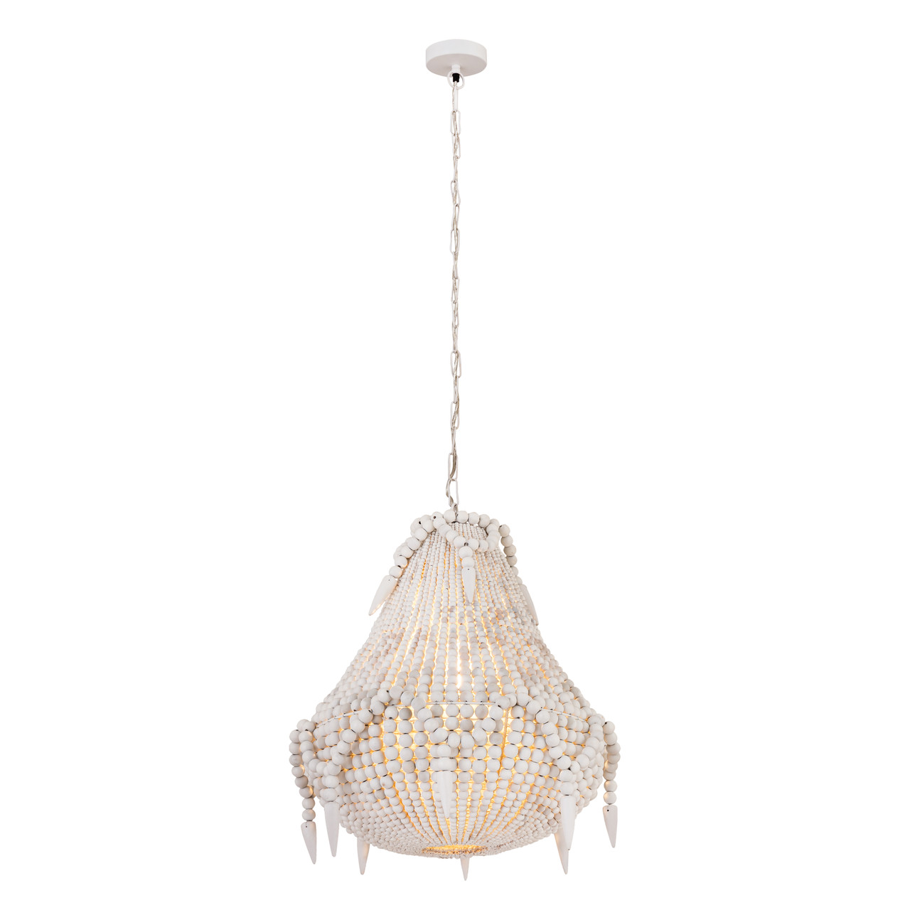 ELK HOME H0808-7611 Phoebe Grove 18'' Wide 1-Light Pendant - White