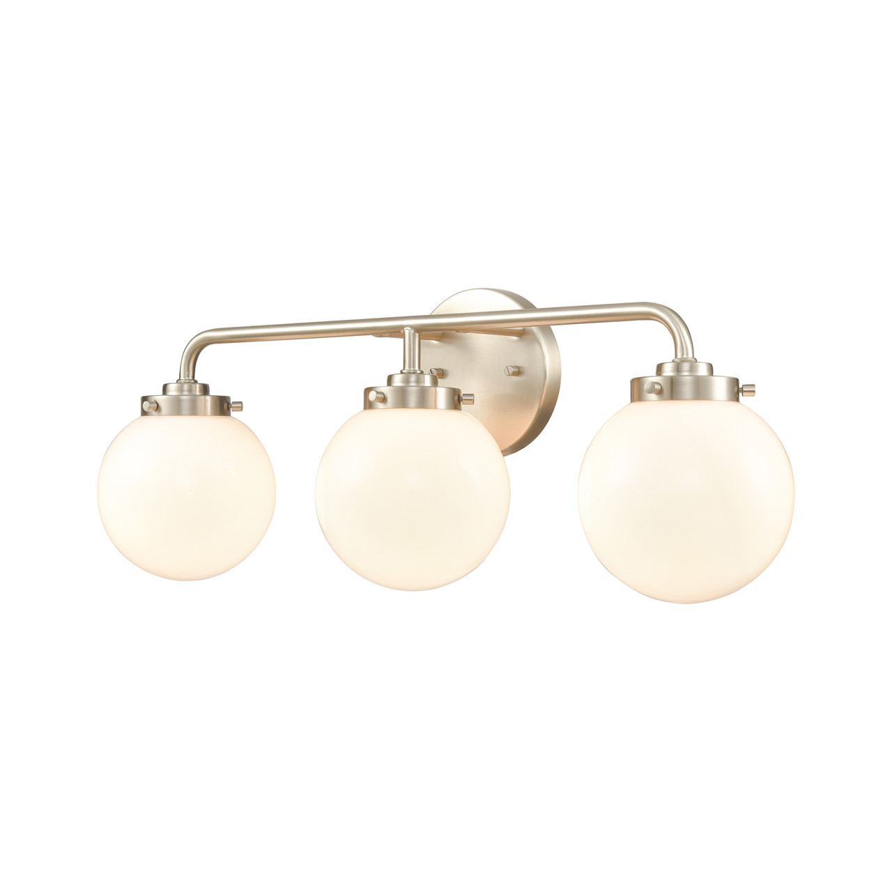 ELK HOME EC89984/3 Fairbanks 22.75'' Wide 3-Light Vanity Light - Brushed Nickel and Opal