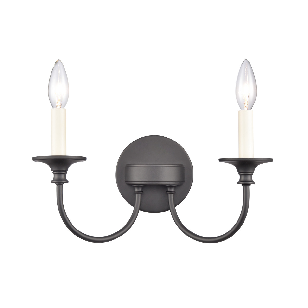 ELK HOME 89731/2 Cecil 14'' Wide 2-Light Vanity Light - Matte Black