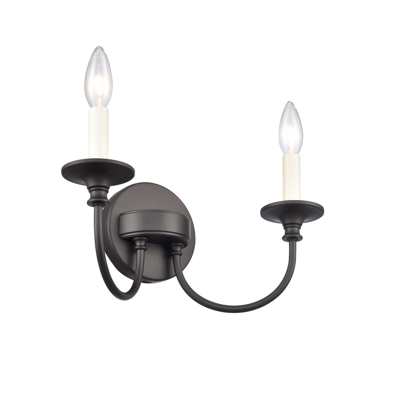 ELK HOME 89731/2 Cecil 14'' Wide 2-Light Vanity Light - Matte Black