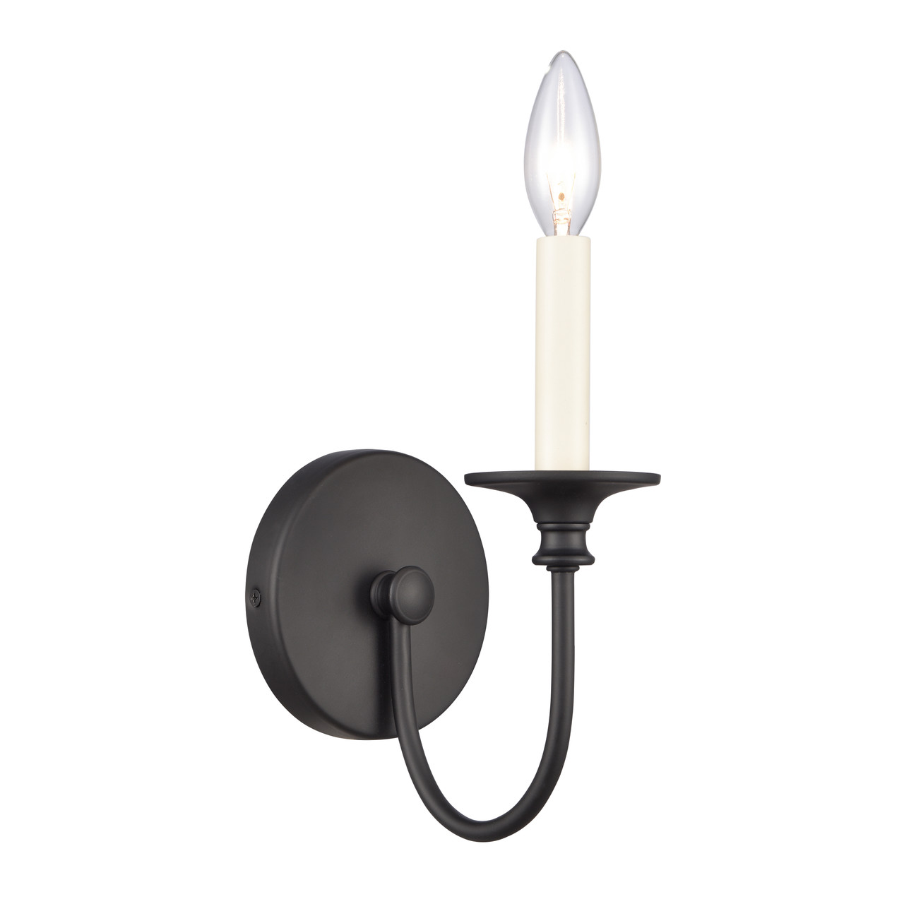 ELK HOME 89730/1 Cecil 5'' Wide 1-Light Vanity Light - Matte Black