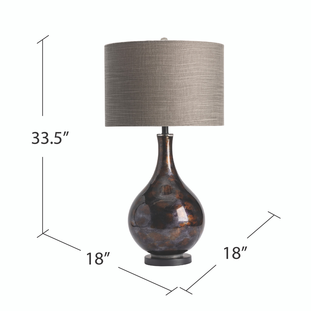 CRESTVIEW COLLECTION CVABS1292 Adler Table Lamp