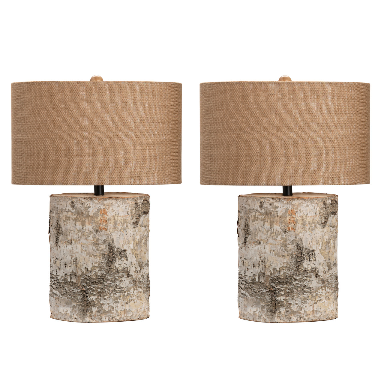 CRESTVIEW COLLECTION CVLY1913 Birch Wood Table Lamp