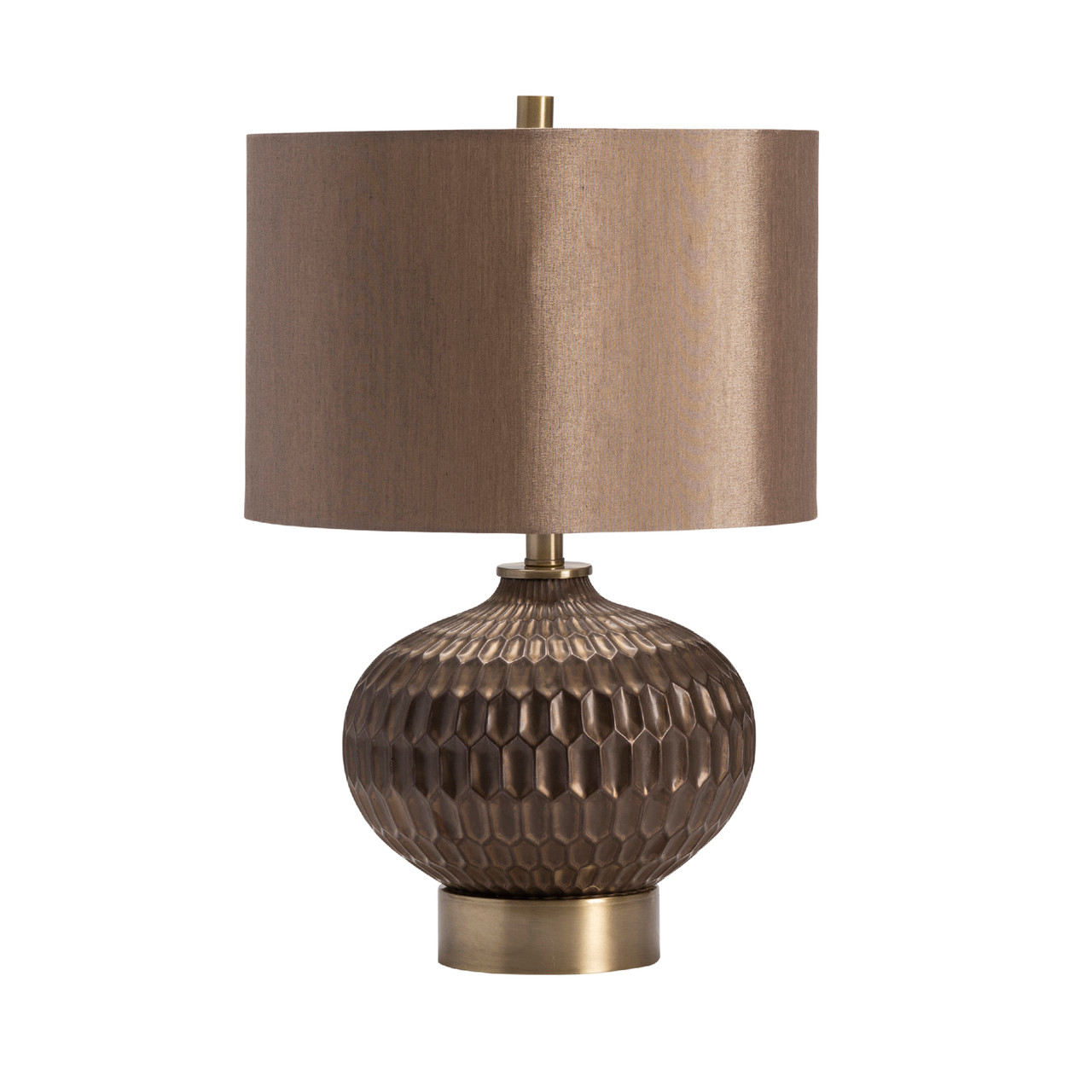 CRESTVIEW COLLECTION CVAZP045 Bowen Faceted Table Lamp