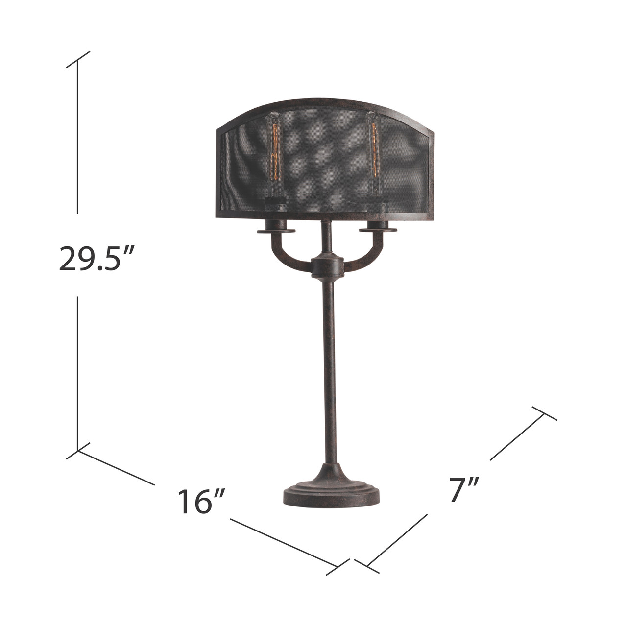 CRESTVIEW COLLECTION CVAER949 Brooks Table Lamp
