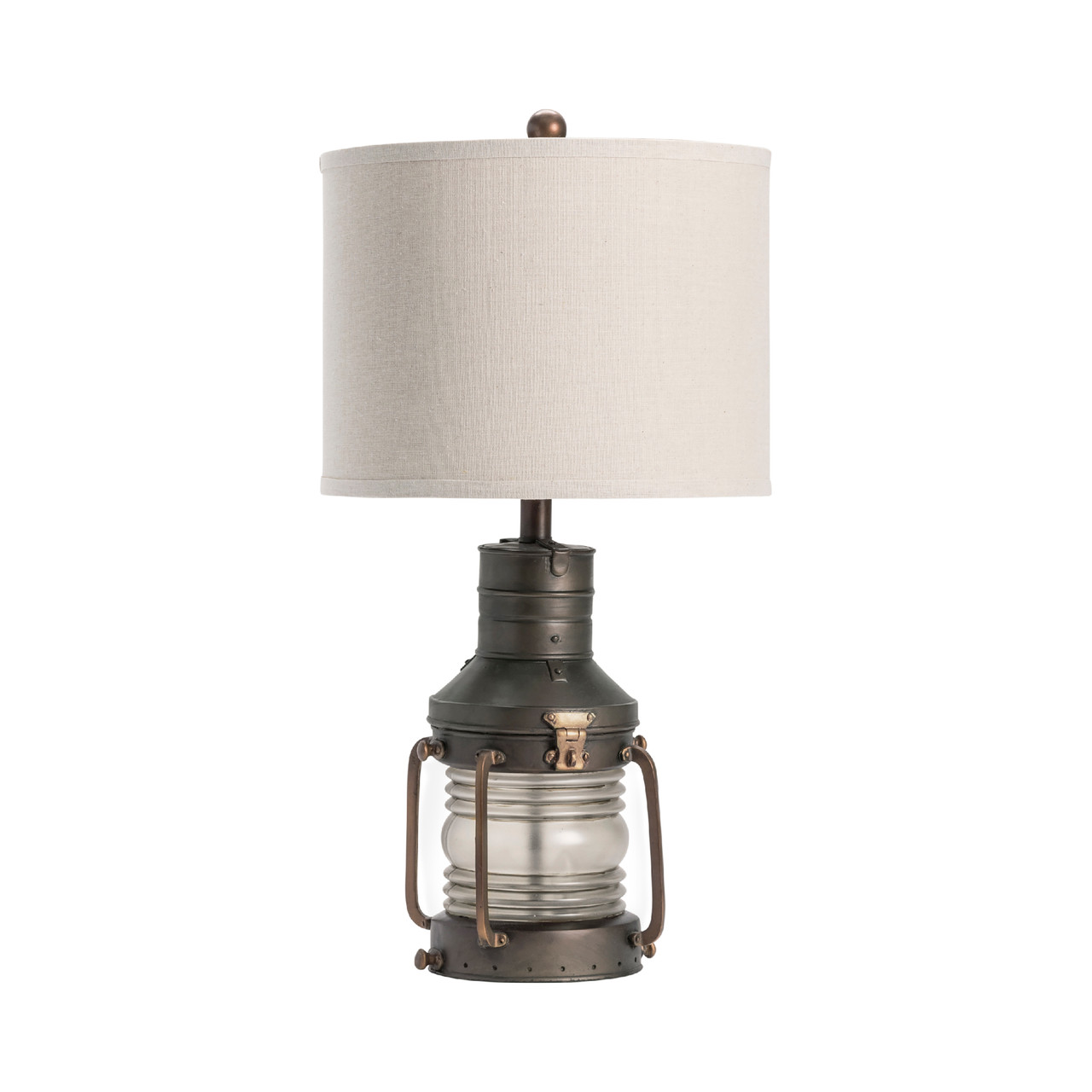 CRESTVIEW COLLECTION CVABS964 Copper Lantern Table Lamp